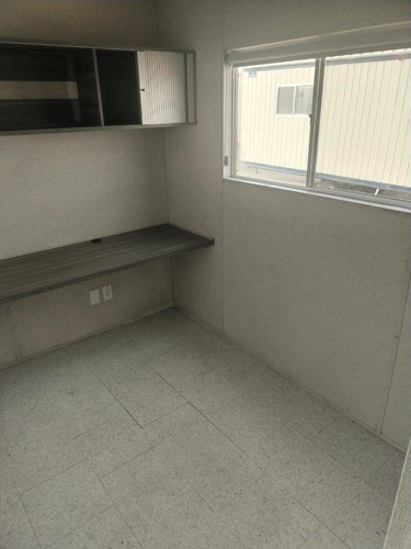 Traila Caseta Camper Remolque Oficina Móvil Con Wc Y 2 Priv