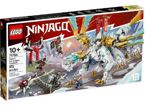 Lego 71786 Ninjago 2 Em 1 Criatura Dragao Do Zane 973 Pcs