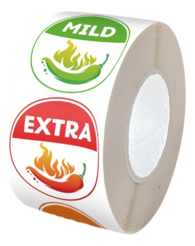 Indicador De Picante Casero De 4 Niveles 500x Para