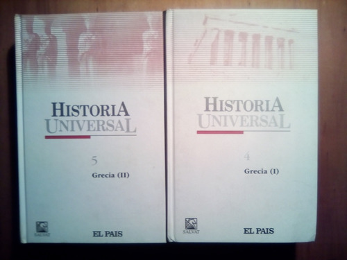 Historia Universal El País - Salvat. Grecia 1 Y2 Tomos 4-5