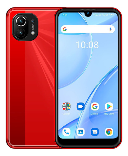 Twl F1x Teléfono Dual Sim 2gb Ram+16gb Soporte Expansión 128 Gb Hd Pantalla 6.26 Pulgadas Smartphone Con Reconocimiento Facial 3500 Mah Rojo