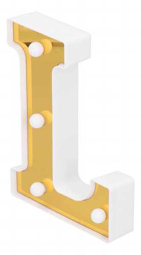 Lámpara Led En Forma De L Alphabet Light Con Letra Inglesa