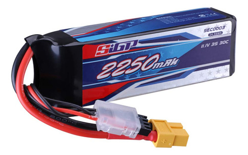 Not Yet Sigp 3s Lipo Bateria 2250mah 11.1v 30c Con Enchufe X