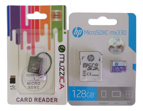 Omuzzica Mr205 Lector Micro Sd Usb A+hp Micro Sd U3 A1 128gb