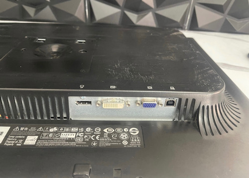2 Monitores Hp 24 Pulgadas Sin Base Entrada Vga Grado B Gris (Reacondicionado)