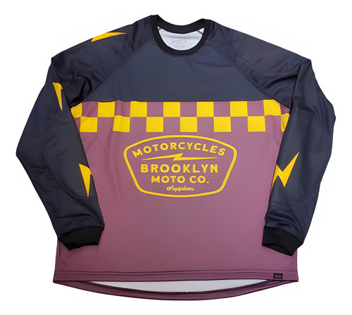 Remera Jersey Arcadia Brooklyn Moto Co.