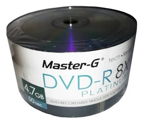 Dvd-r Master 8x Pack 50 Unidades