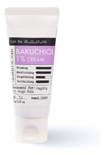 Crema Con 1% Bakuchiol Retinol Vegano Dermafactory