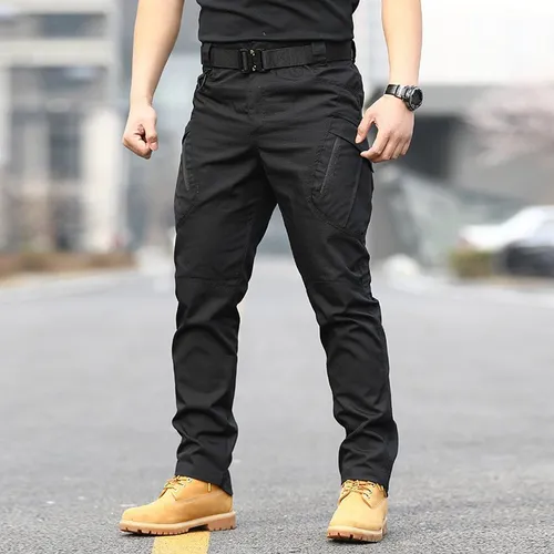 Pantalones de bolsillos laterales para hombre best sale
