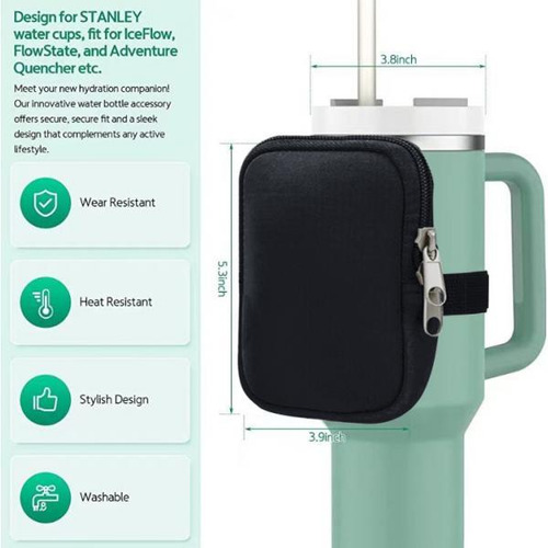 Funda De Almacenamiento Para Vaso De Agua, Funda Para Negro
