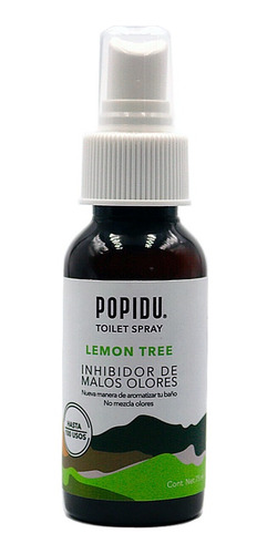 Imagen 1 de 6 de Aromatizante Para Baño Wc Portátil Popidu Limón Elimina Olor