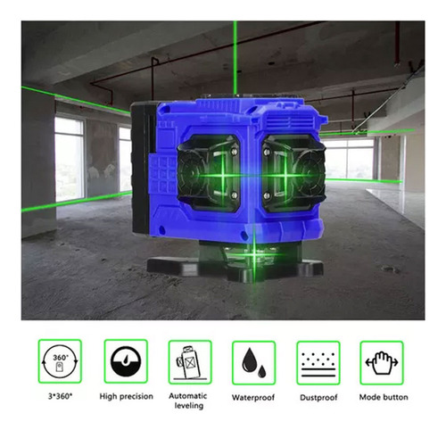 Nivel Láser Nivel Láser Verde De 12 Líneas For Construcción