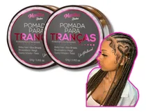 Comprar Kit 2 Pomada Cera Modeladora Pu002F Tranças Nagô Box Braids 120g