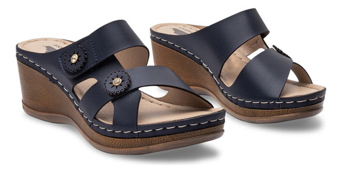 Sandalia Macarena Color Azul Marino D12430053523
