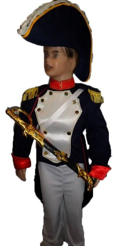 Disfraz Traje De San Martin,  Belgrano, Juana  Azurduy Patri