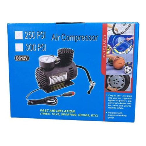 Mini Compresor De Aire Portátil Multifuncional 12v 250pci