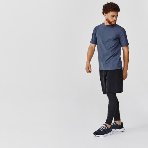 Short De Running Dry+ - Hombre - Negro - Transpirable Kiprun