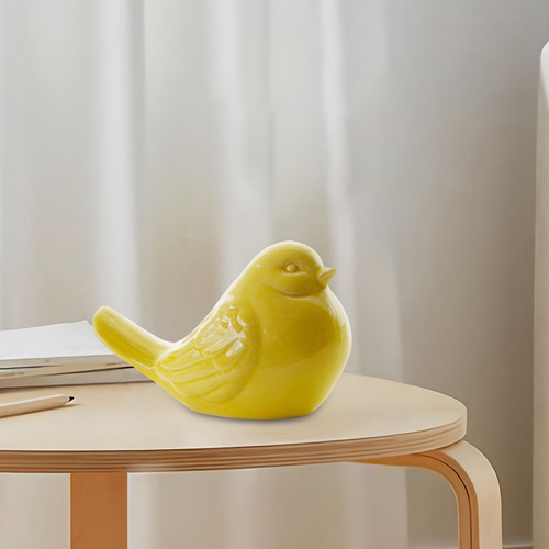 Adorno De Pájaro De Cerámica Estatuas De Estatuilla