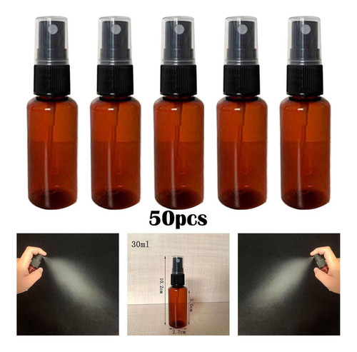 50 Piezas Botella De Spray Botella Conjunto Portátil 30 Ml