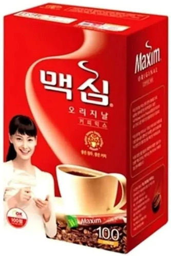 Café Pronto Solúvel Mocha Gol Coffee Maxim Coreano 100sachê 