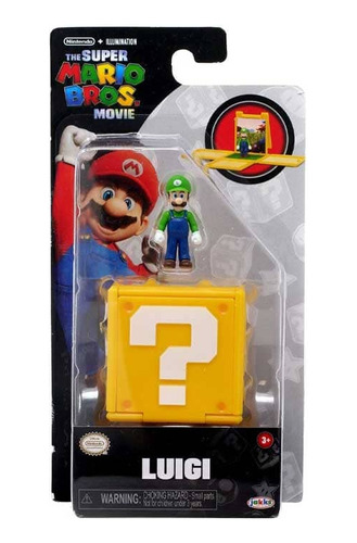 Mini Figura Luigi Juguetes Nintendo Super Mario Pelicula