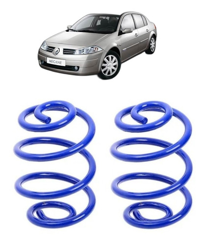 Kit Espiral Resorte Renault Megane Ii Trasero Progresivo  Ag