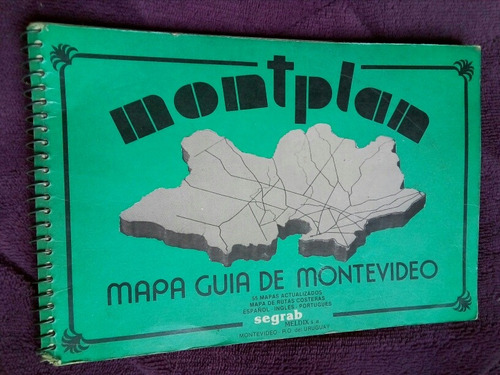 Mapa Guia De Montevideo Montplan 1982
