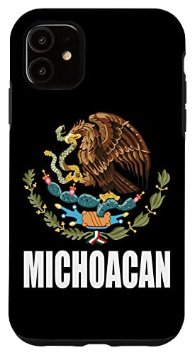 Funda Para iPhone 11 Michoacan Mexico Mexican State Estado