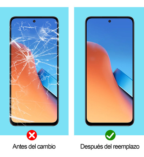 Para Redmi 12 23053rn02a Tela Frontal Display Lcd Aro