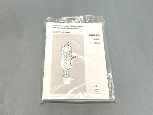 Festo 8036339 Manual For Ms6-sv-...-d10v24 Soft-start / Zzz