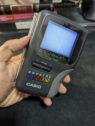 Televisión Casio Pocket Vintage Prende De Colección (Usado)