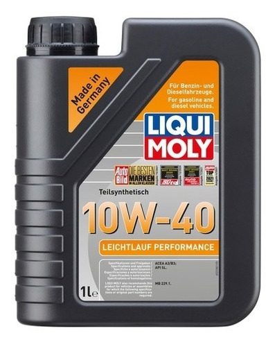 Aceite Liqui Moly Leichtlauf Performance 10w40 1 Litro