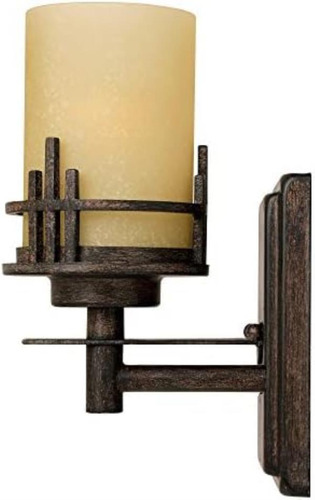 Aplique De Pared Designers Fountain Wm Mission Ridge, Caoba