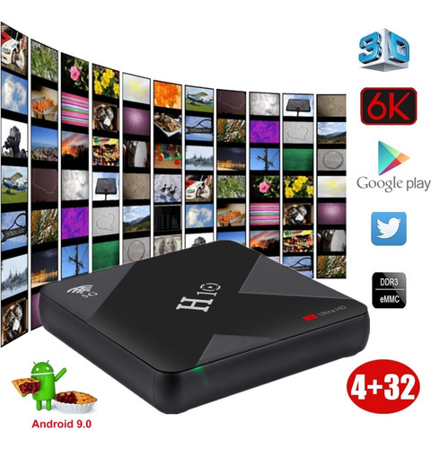 Mini Pc Smart Tv Box H10 4gb Ram, 32gb Rom 6k Andorid 9 5g