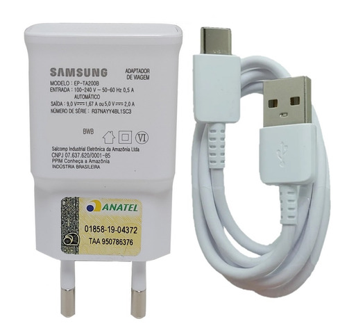 Carregador Samsung Turbo Epta200b M31 A32 A52 A51 Original