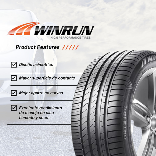 Paquete De 4 Llantas 185/65r14 86h Winrun R380 Auto