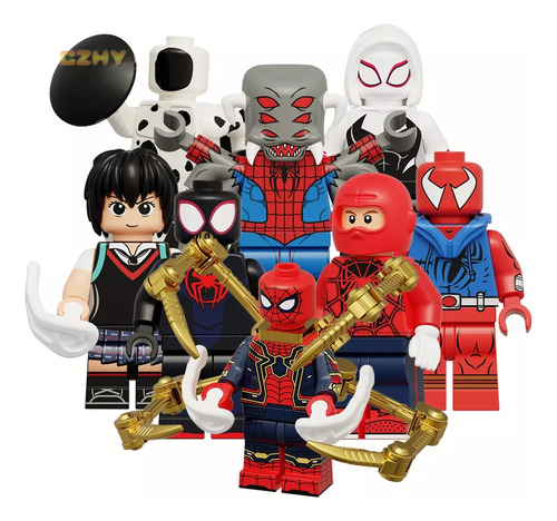 Spiderman - Acros Spider-verse - Set Completo De Legos.