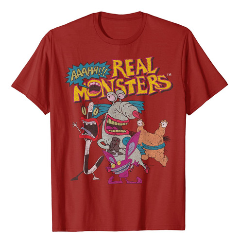 Nickelodeon Aaahh Real Monsters Personaje Camiseta