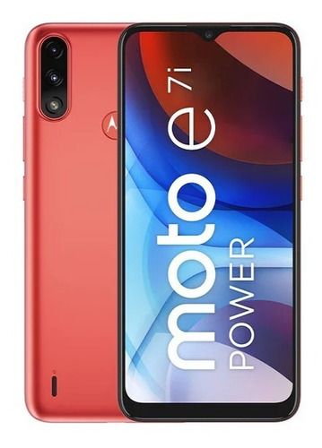 Imagen 4 de 10 de Celular Motorola Moto E7i Power 32/2gb Naranja Nuevo Gtia