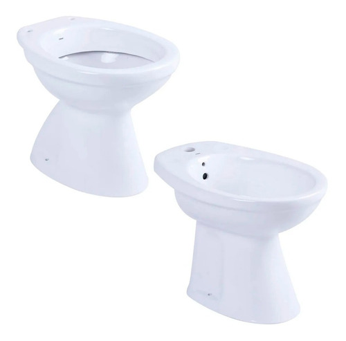 Combo Sanitarios Roca Capea Italiana Inodoro Corto + Bidet