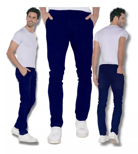 Calça Jeans Azul Marinho Não Solta Tinta Fabricada No Brasil | Frete grátis
