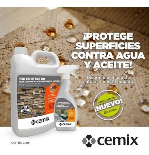 Imagen 3 de 4 de Protector Superficies Porosas Efecto Natural (spray 1 Litro)