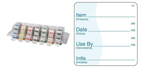 Daymark Safety Systems I132152 Dia Semana Etiqueta Disuelbl