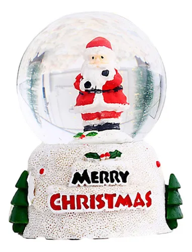 Bola De Nieve Navideña, Bola De Cristal Brillante Para