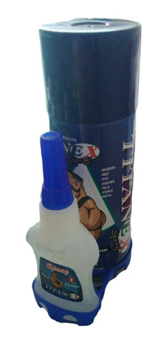  Pegamento Titanex Spray E Instantaneo 