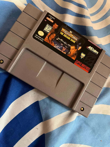 Vendo Juego Cartucho Original Nintendo Snes Wf Wrestle Manía