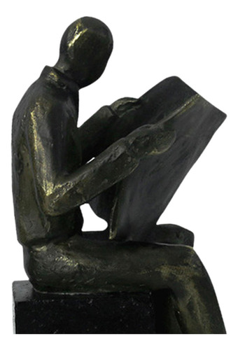 2 Piezas Libro Del Lector Termina De La Oficina Escultura