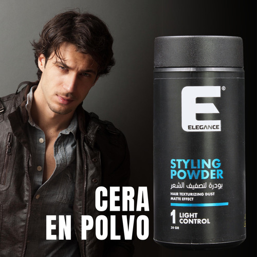 Cera Polvo, Voluminizador, Mate. Barba Y Cabello. Elegance