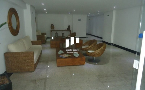 Apartamento 2 Dormitórios Com Sacada Gourmet Na Tupi Em Praia Grande Sp.