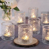 Comprar 24 Piezas De Porta Velas Votivas Transparentes, Porta Velas 